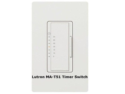 lutron timer switch ma-t51 replacement knob jbergmans 3d print model - Mito3D