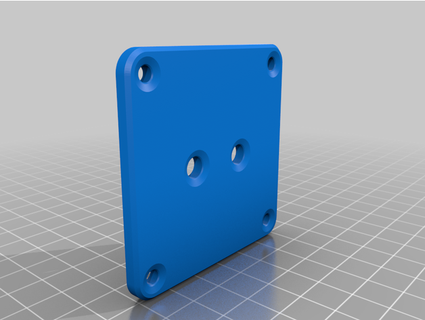pomona 6883 binding post mounting plate uncle remus 3d print model - Mito3D