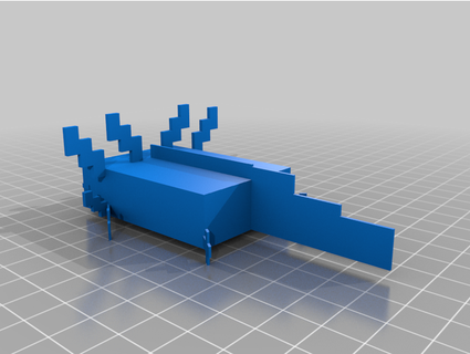 axolotl Minecraft dicafam 3d print model - Mito3D