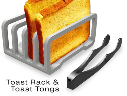 toast rack & tongs mishkin2 3d print model - Mito3D
