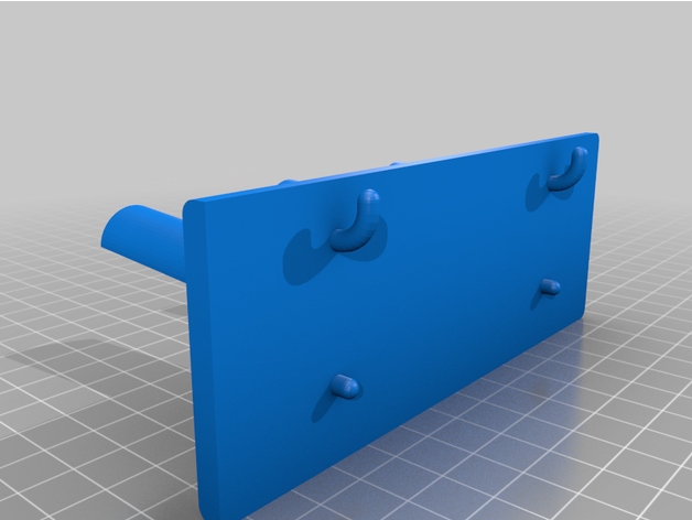 spanner wrench holder - metric imperial 1 pegboard aofi 3D print model - Mito3D