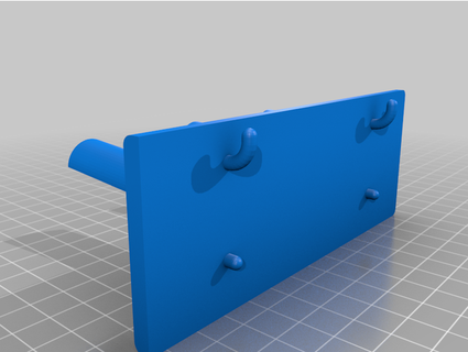 spanner wrench holder - metric imperial 1 pegboard aofi 3d print model - Mito3D