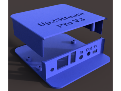 up2stream pro v3 case perkinje 3d print model - Mito3D