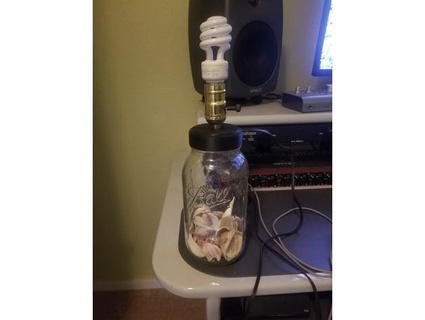 mason jar canning lid lamp adapter jonnyfect 3d print model - Mito3D