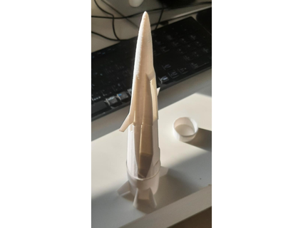 şeker roket konsept 6mgt koz 3d print model - Mito3D