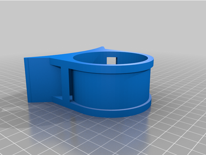 sodastream cylinder corny keg bracket albrough 3d print model - Mito3D