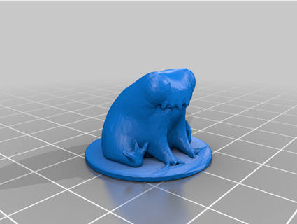 Fred peligroso rana alexdmg 3d print model - Mito3D