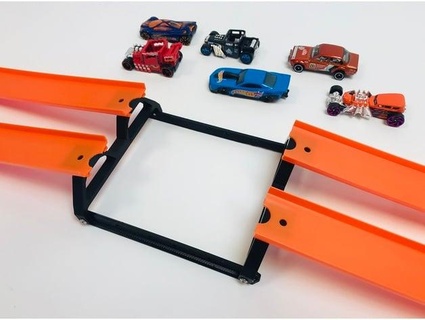modular 3d printed jump ramp hotwheels tracks playrobotics 3d print model - Mito3D