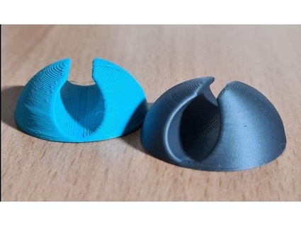 simple round cable clips mountkosiosko 3d print model - Mito3D
