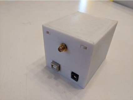 arduino uno shield case + sma cable hole rocketscincegeek 3d print model - Mito3D
