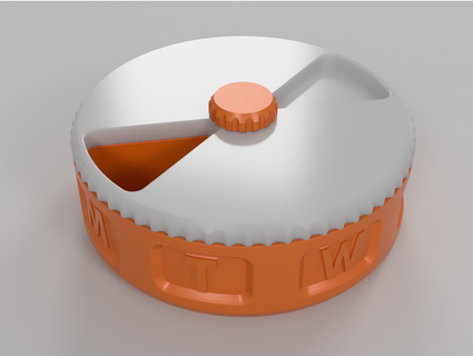 weekly pill case parametric remix qteb 3d print model - Mito3D