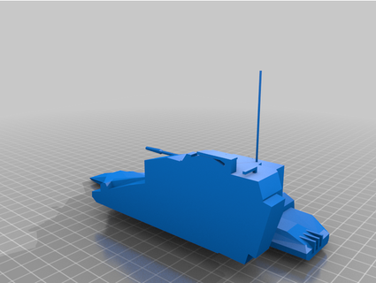 split star wars legion saber tank tfghlln 3d print model - Mito3D