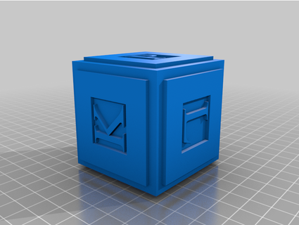 ar cube tyrosie 3d print model - Mito3D
