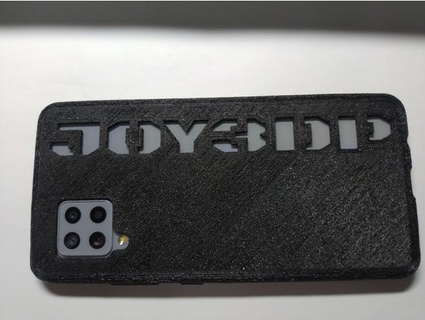 samsung a42 5g phone case thick joy-h 3d print model - Mito3D