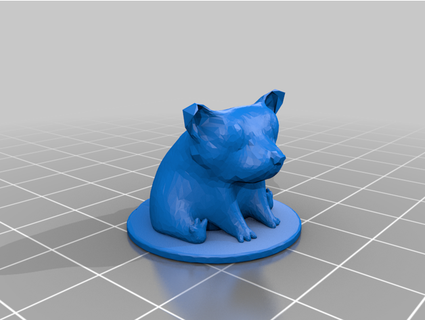 Fred kurbağa köpek alexdmg 3d print model - Mito3D