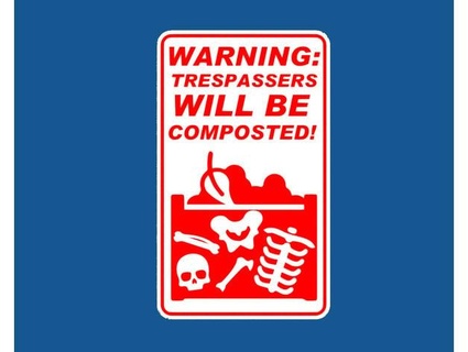 Warnung Eindringlinge kompostiert Zeichen Beckerdorn 3d print model - Mito3D