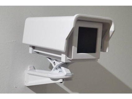 faux security camera - body + mounting vogon poetry 3d print model - Mito3D