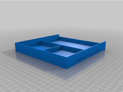 tic tac toe armazenamento bandeja rodamina 3d print model - Mito3D