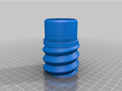 spirale tubo adattatore karcher corso sporco cenere filtro slim6242 3d print model - Mito3D