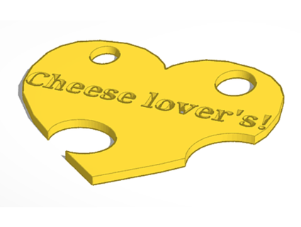 queso amante kovabunch 3d print model - Mito3D