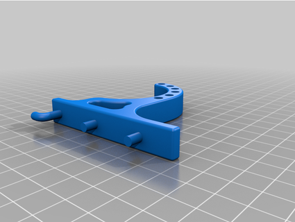pegboard drill holder small pegs ripcord10 3d print model - Mito3D