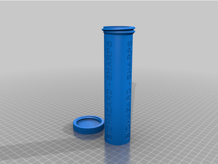 travel size sharps container creator2750 3d print model - Mito3D