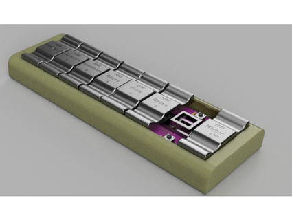 Midi Rohr Organ Knopfleiste Plastik Teile offene Rohre 3d print model - Mito3D