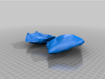 crab body shape case hellomakers 3d print model - Mito3D