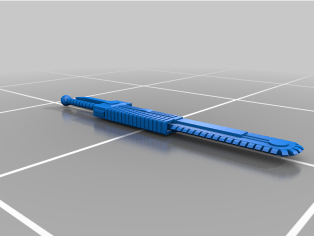 chainsaw sword zaracdos 3D print model - Mito3D