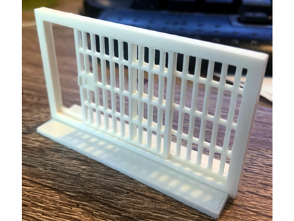 working jail cell door dnd slides open close dynamik 3d print model - Mito3D