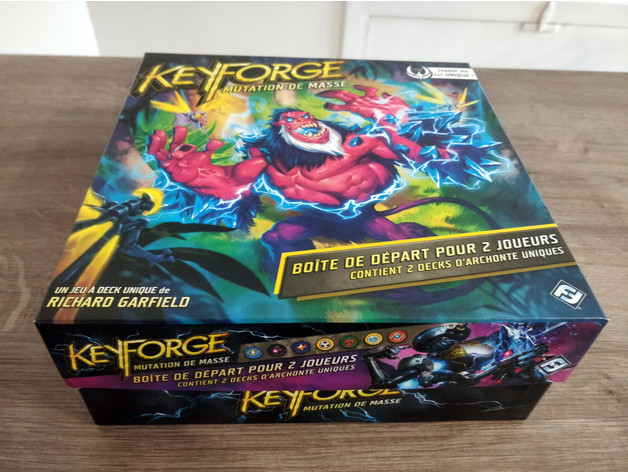 keyforge 2 iniciantes dans boite 1 caixa backus 3D print model - Mito3D