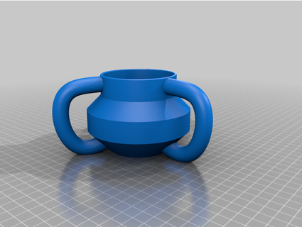 3 handled mug mpete53 3d print model - Mito3D