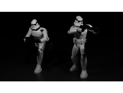 32mm clonetrooper domo667 3d print model - Mito3D