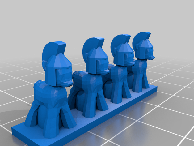 epic scale - pony army quickfootie 3D print model - Mito3D