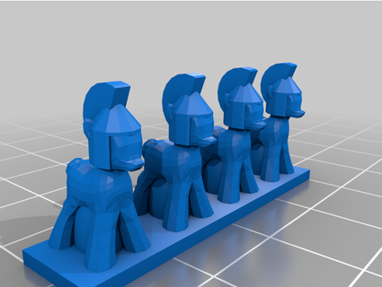 epic scale - pony army quickfootie 3d print model - Mito3D