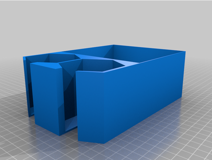cuevas registro caja organizador murciélago hawaiano 3d print model - Mito3D