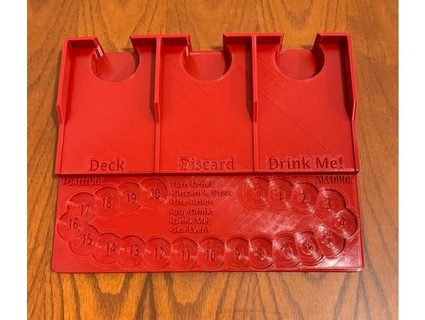 vermelho Dragão Pousada esteira remixar v2 pequeno 3d print model - Mito3D