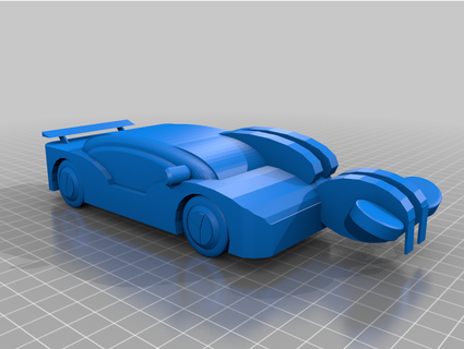 sports car danday25 3d print model - Mito3D