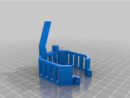 direct drive extruder cable support pigaro 3d print model - Mito3D