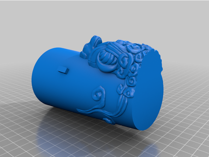 celadon monkey shape 220v safety cap pcn3dprinting 3d print model - Mito3D