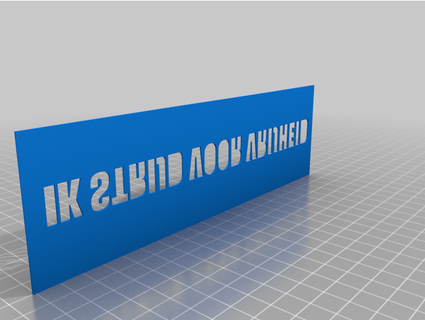 özgürlük gri gece 3d print model - Mito3D