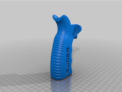 vertical firmeza ruger precisão polegar descansar mãe cibernética 3d print model - Mito3D