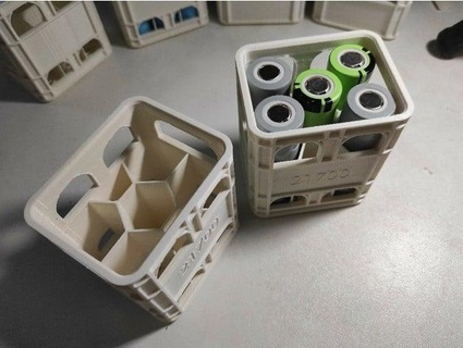 beer crate battery holder 21700 enginewu 3d print model - Mito3D