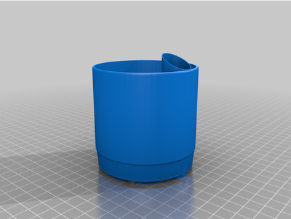 simple flower pot oreststartsup  3d print model - Mito3D