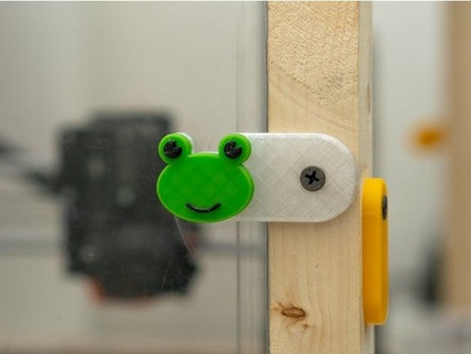 grenouille porte fermer clé korotyshka 3d print model - Mito3D