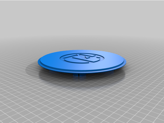 vw t4 steel wheel centre cap wadep509 3D print model - Mito3D