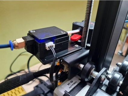 cr 6 filamento acabar sensor adaptador LGX extrusora chirpy8 3d print model - Mito3D