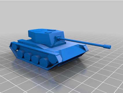 fv301 light tank 500tanks1229 3d print model - Mito3D