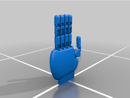 mechanical hand lordwahu 3d print model - Mito3D