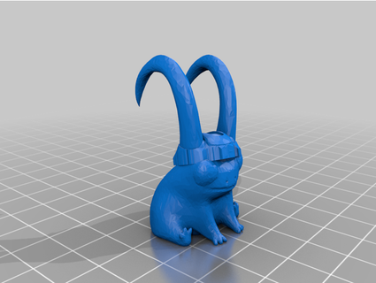 fred frog he's also loki nyanvegtableyt 3d print model - Mito3D